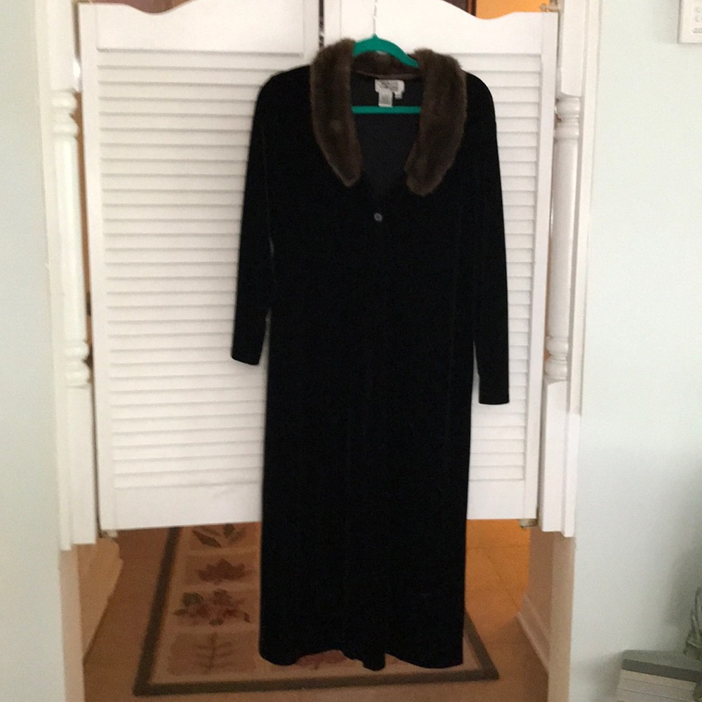 Long velvet tunic